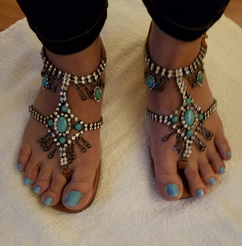 Blingy sandals